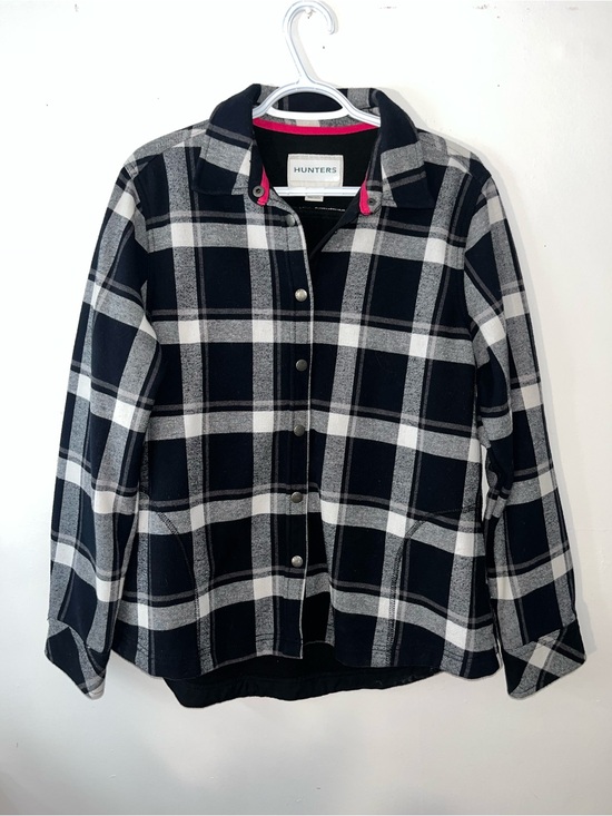 Hunter Jackets & Blazers - Hunter Plaid Jacket with Pink Trim